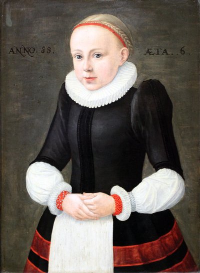 Portrait of Susanna Völker by Unbekannt Unbekannt